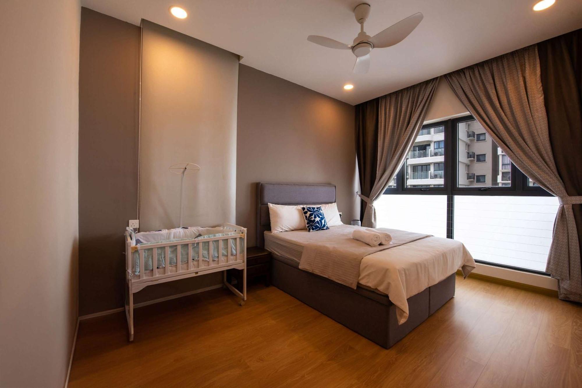 Comfy 3Br Apt In Danga Bay Free Parking Sea View Johor Bahru Exterior photo
